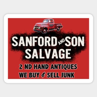 Sanford & Son Salvage Door Panel Sign Sticker